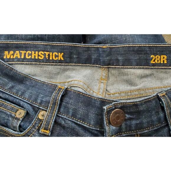 J. Crew Womens Jeans Matchstick Size 28R 33.5 Inseam Dark Blue Wash Excellent - Picture 6 of 6